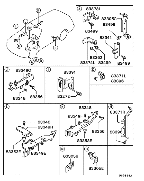 Wiring & attaching parts
