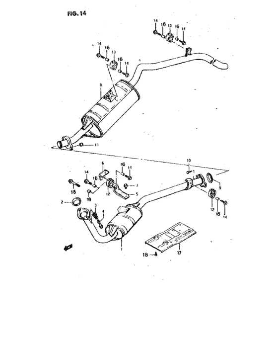 Tuyauterie echappement