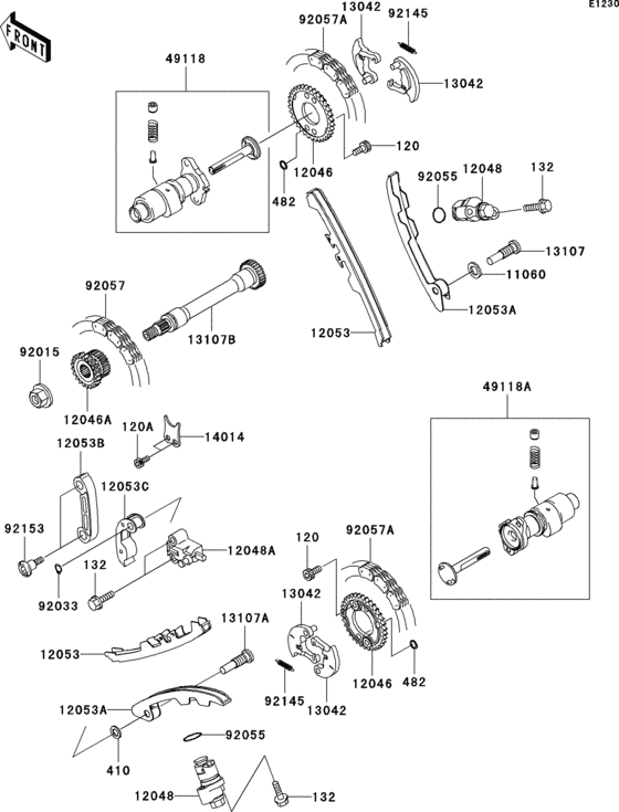 Camshaft(s)/tensioner(a1)