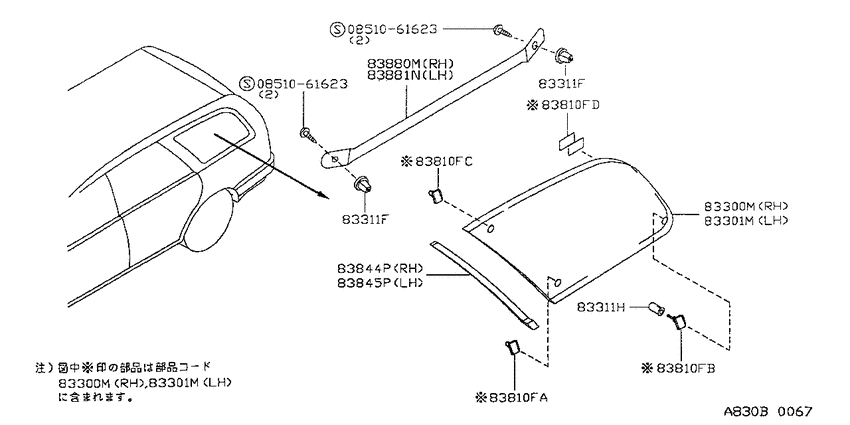 Side window