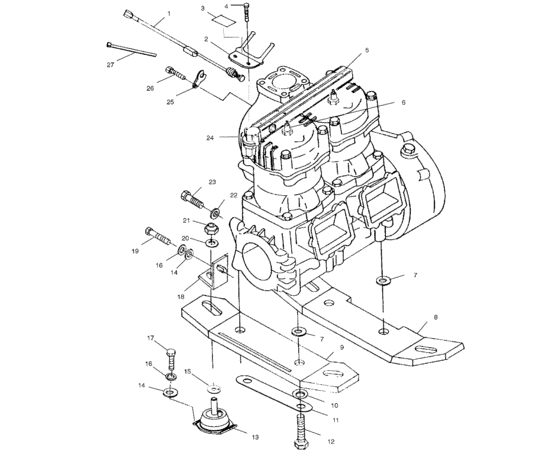 Engine mounting