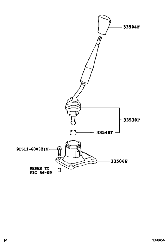 Shift Lever & Retainer