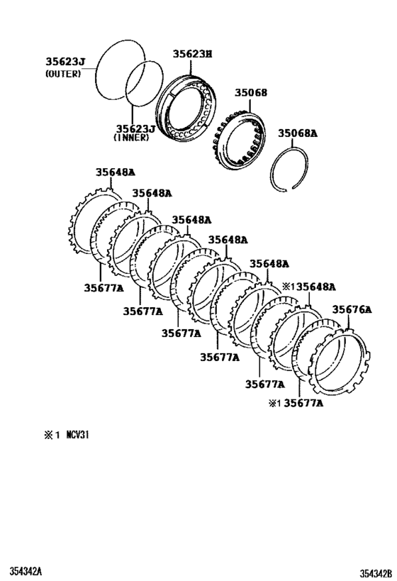 Brake No.3, 1St & Reverse Brake (Atm)