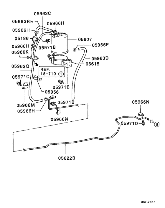 Fuel line & vapor gas control