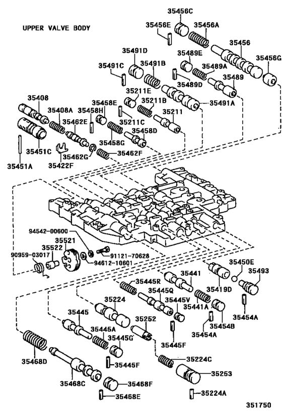 Valve Body & Oil Strainer (Atm)
