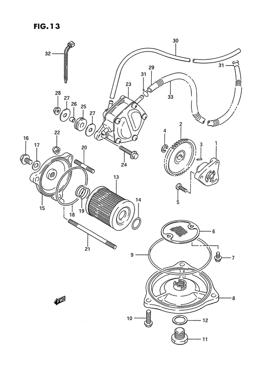 Oil pump - fuel pump