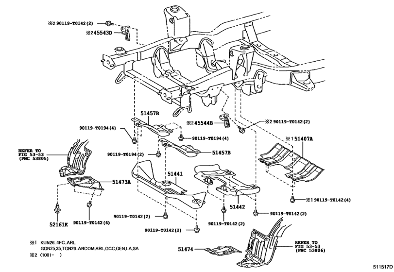Suspension Crossmember & Under Cover