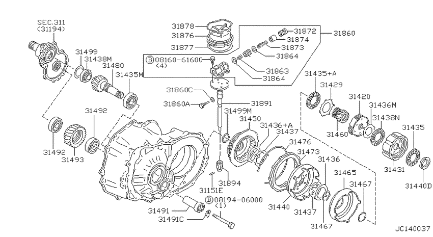 Governor,power train & planetary gear