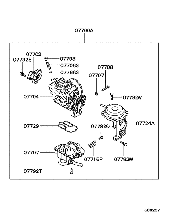 Injector & throttle body