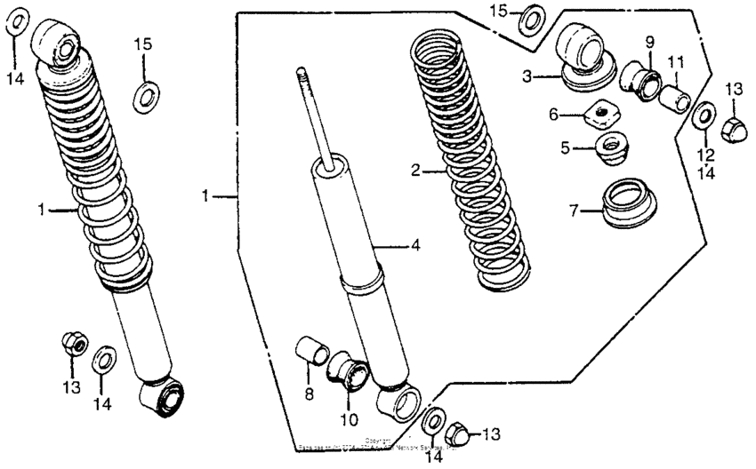Rear shock absorber