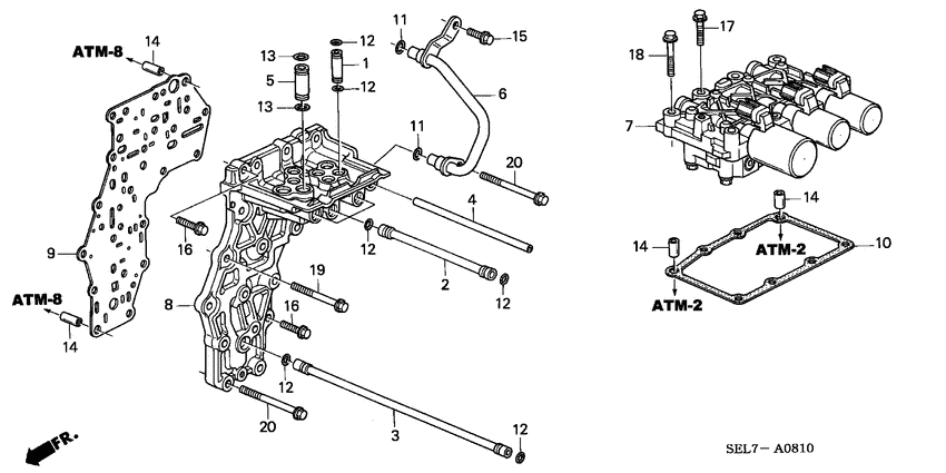 Control valve body