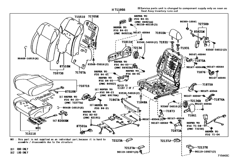 Front Seat & Seat Track
