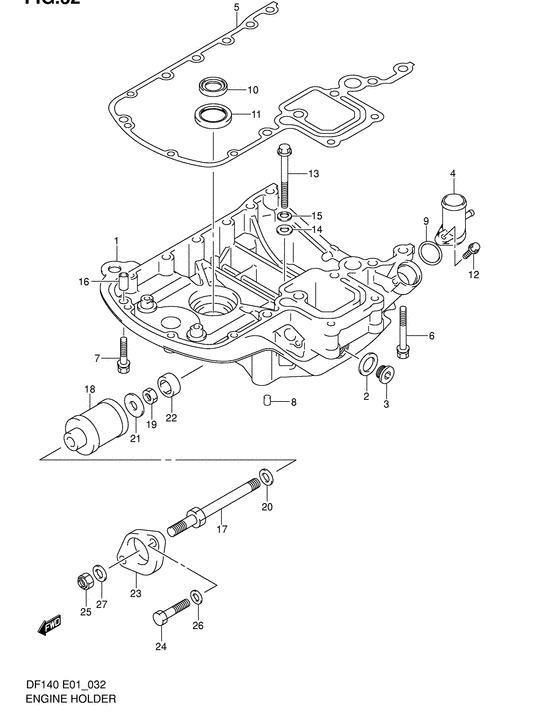 Engine holder