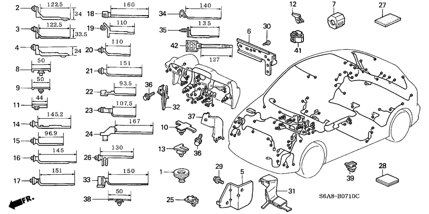 Harness band/bracket