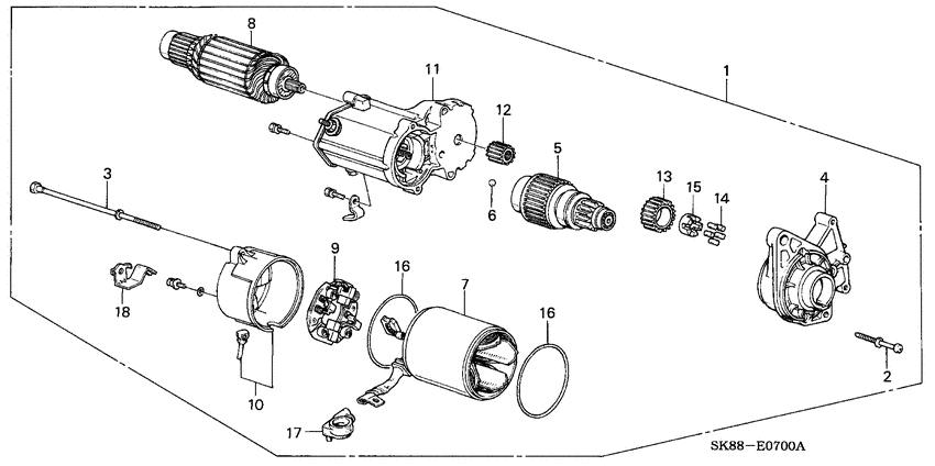 Starter motor