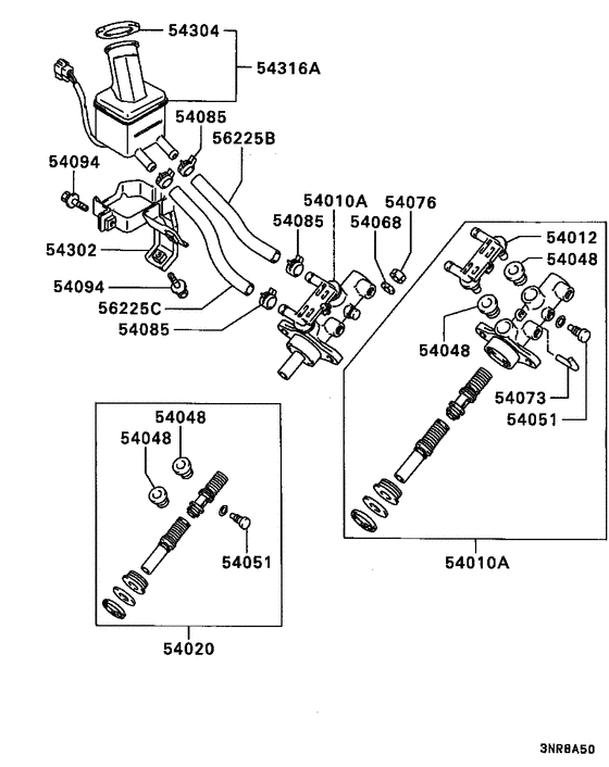 Brake master cylinder