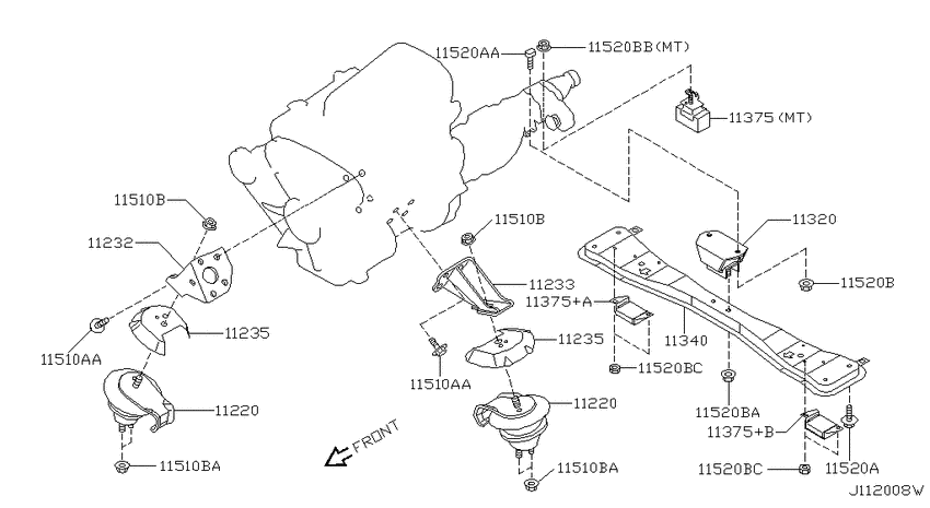 Engine & transmission   mounting