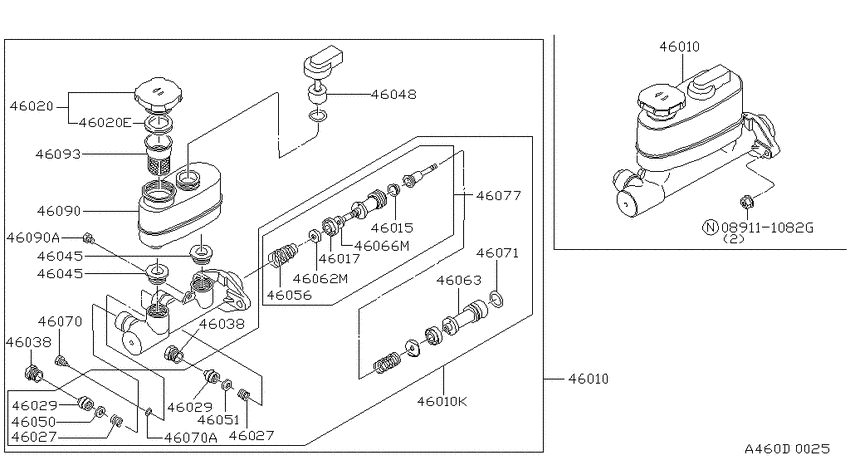 Brake master cylinder