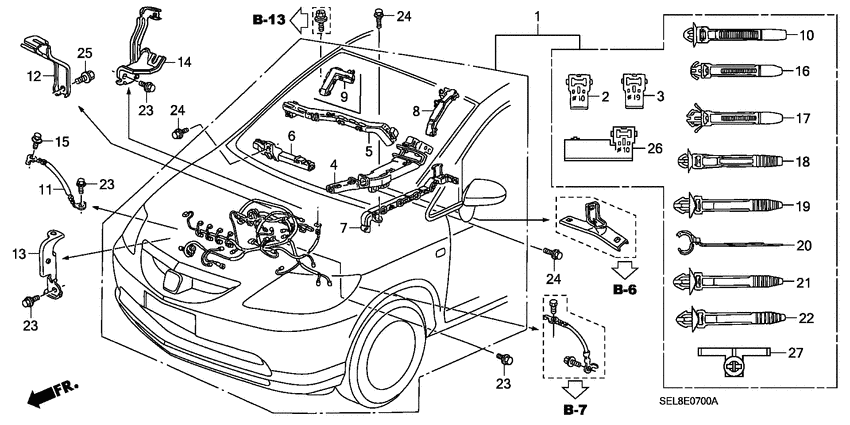 Engine wire harness