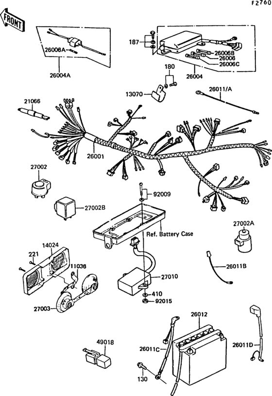 Chassis electrical equipment