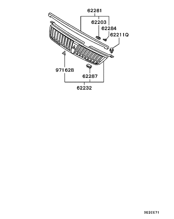Radiator grille,headlamp bezel