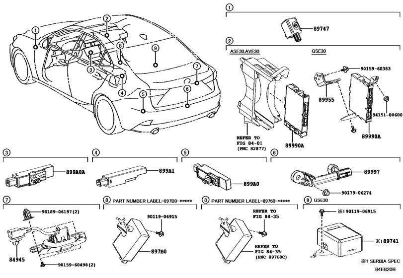 Wireless Door Lock for 2015 - 2018 Toyota LEXUS IS ASE30 | Europe sales ...