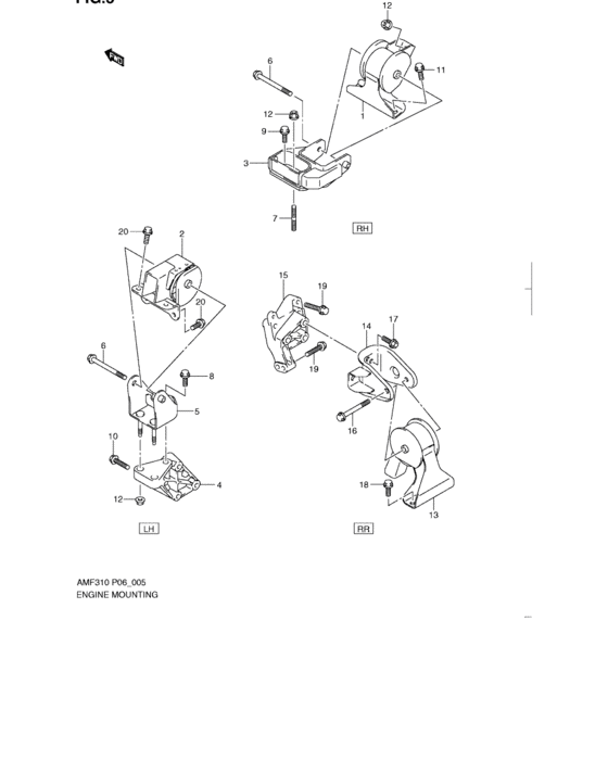 Engine mounting