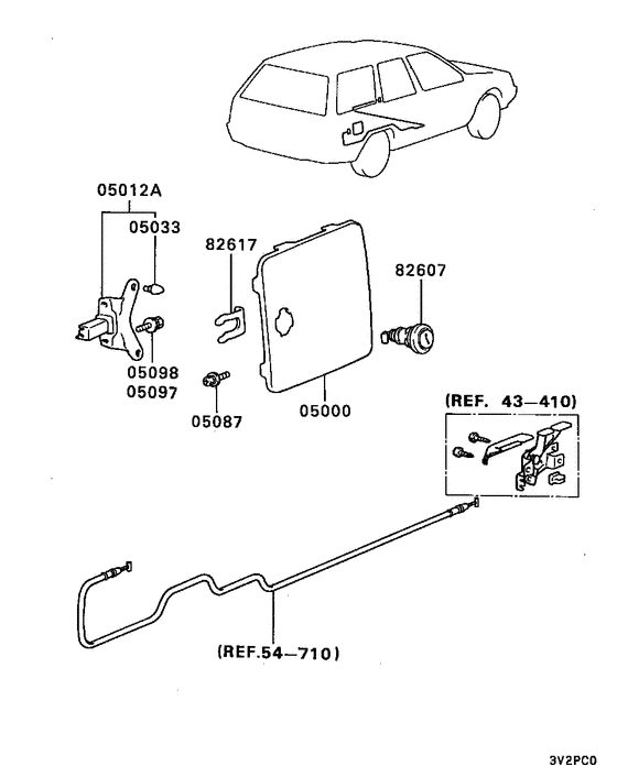 Fuel filler lid & lock