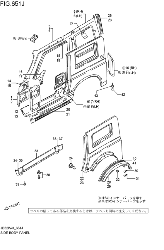 side body panel