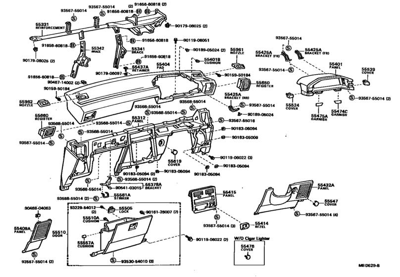 Instrument Panel & Glove Compartment
