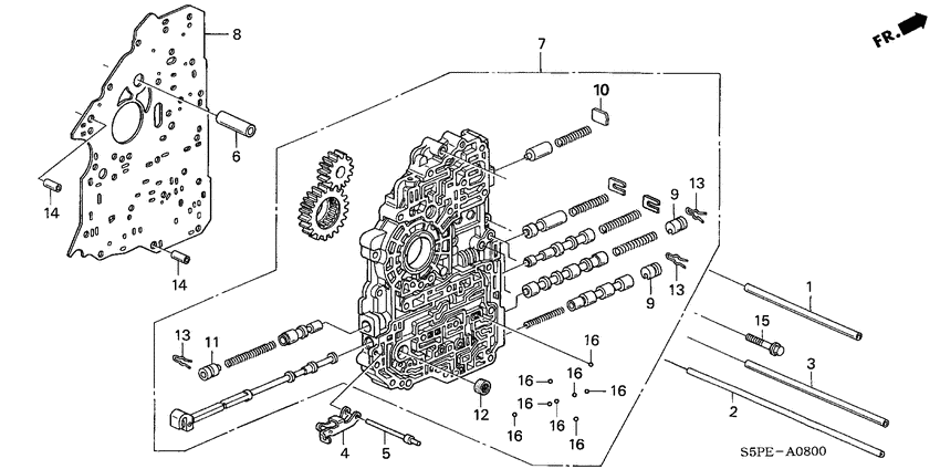 Main valve body