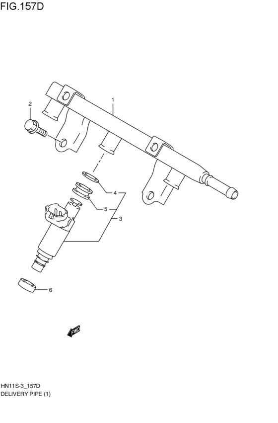 delivery pipe / fuel injector