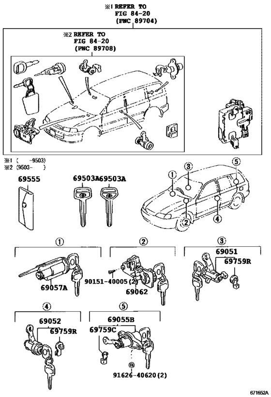 Lock Cylinder Set
