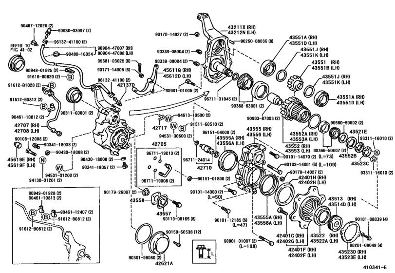 Rear Hub Reduction