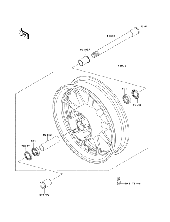 Front wheel