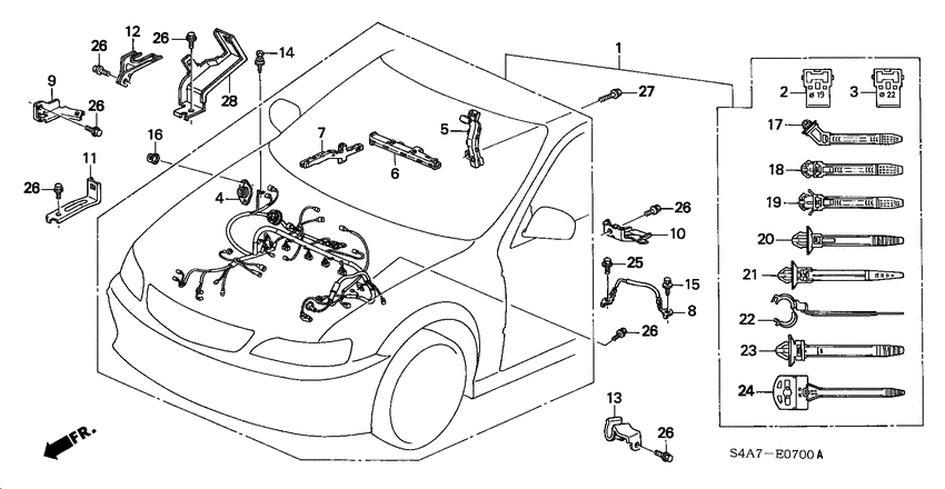 Engine wire harness