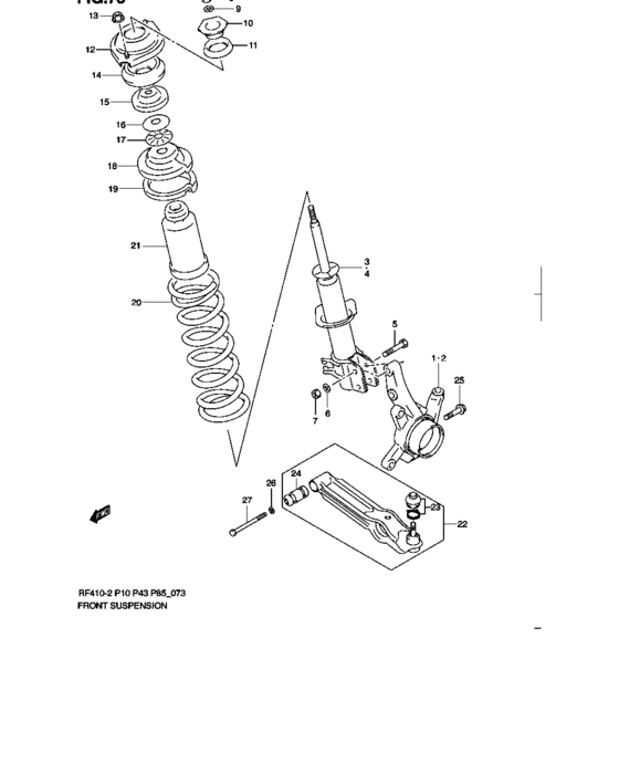 Front suspension