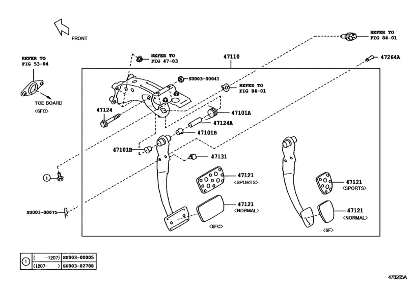 Brake Pedal & Bracket