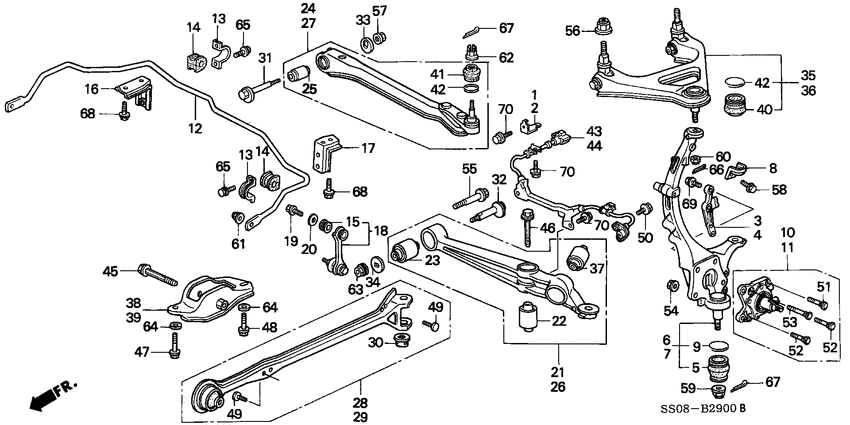 Rear stabilizer/ rear lower arm