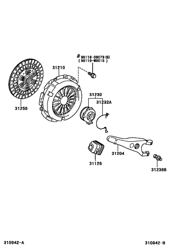 Clutch & Release Fork