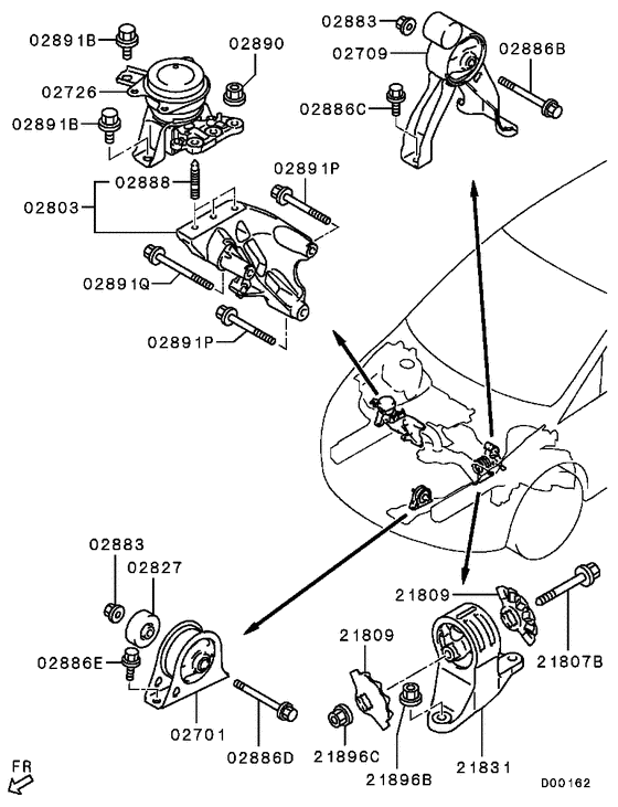 Engine mounting & support