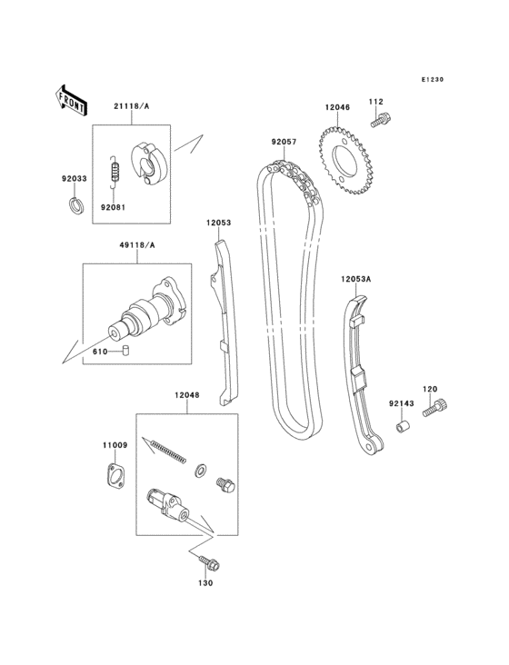 Camshaft(s)/tensioner