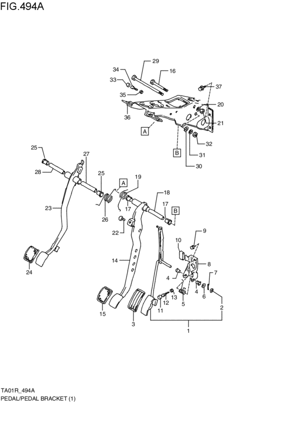 pedal / pedal bracket