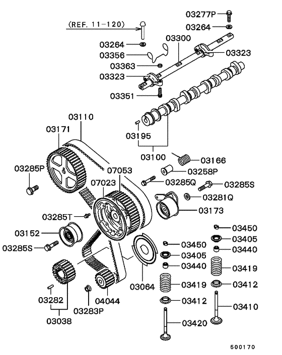 Camshaft & valve