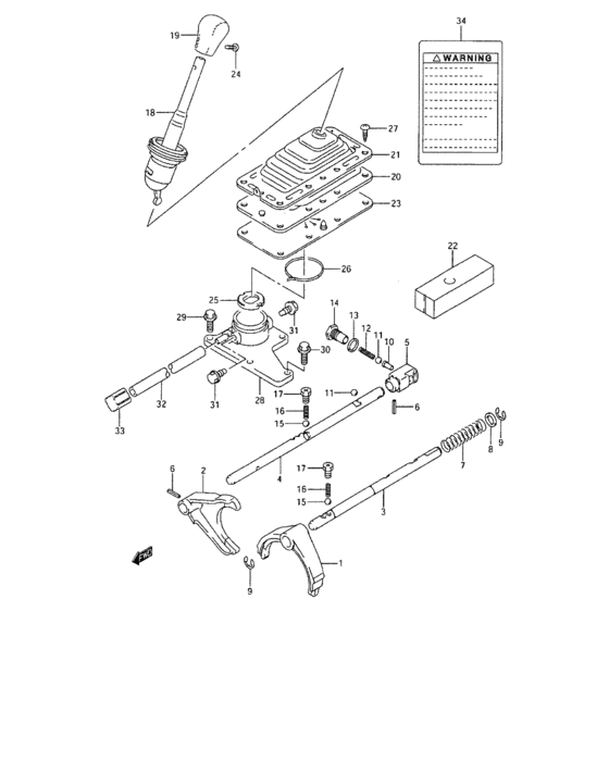 Transfer gear shifting