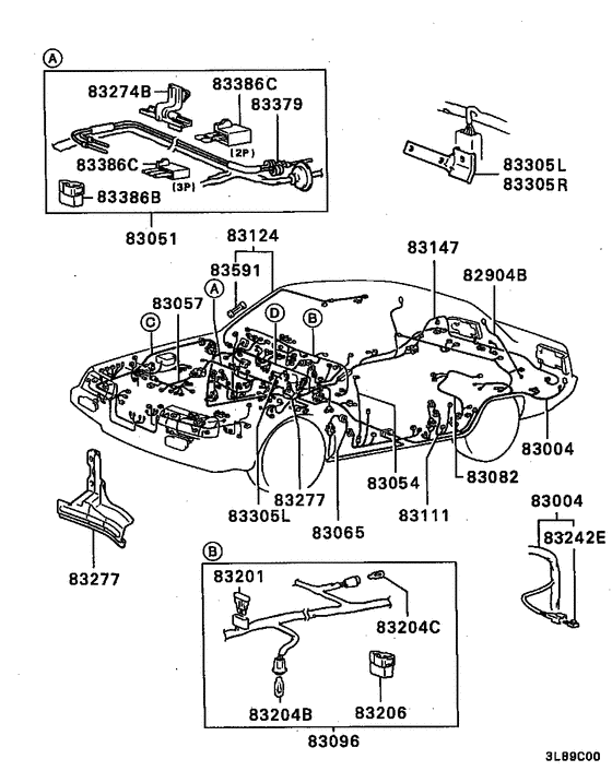 Wiring & attaching parts