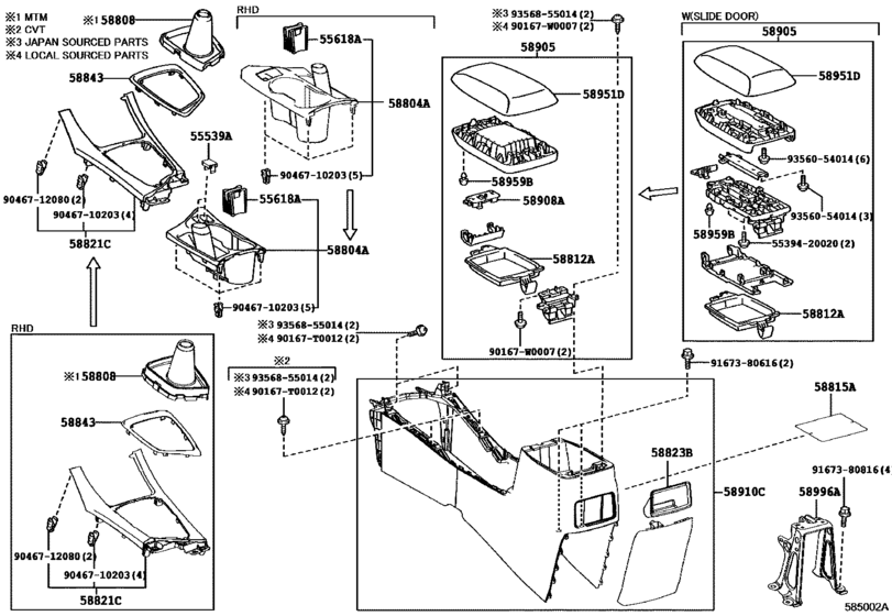Console Box & Bracket