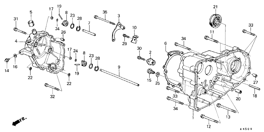 Transmission housing