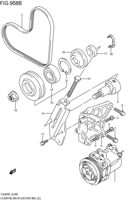 コンプレッサマウンチング