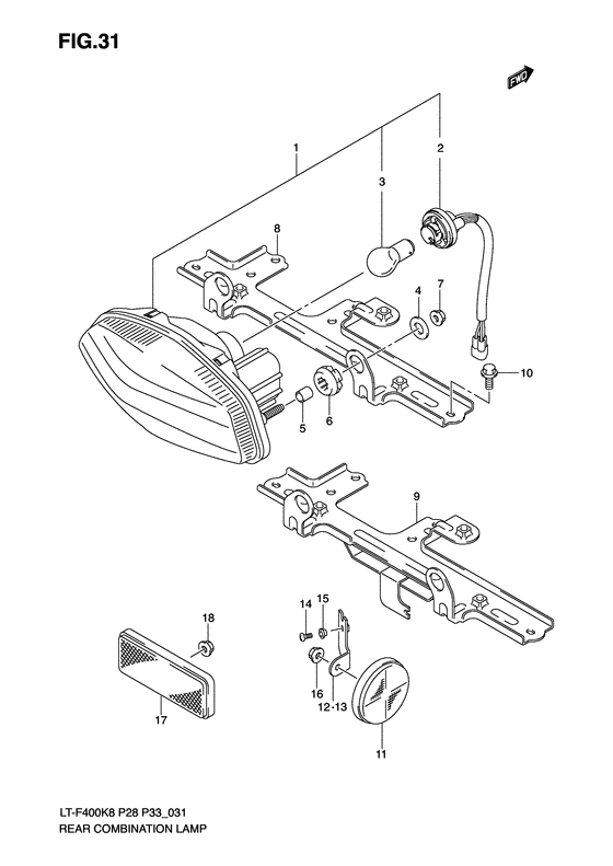 Rear combination lamp